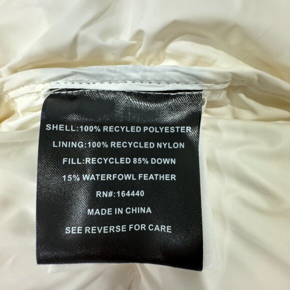 The Recycled Planet Women's Down Jacket, Size L - Picture 14 of 17